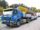 SZM Scania P93-250 mit Hiab Kran u. Doll Auflieger Fa. Scherf 07451-53830